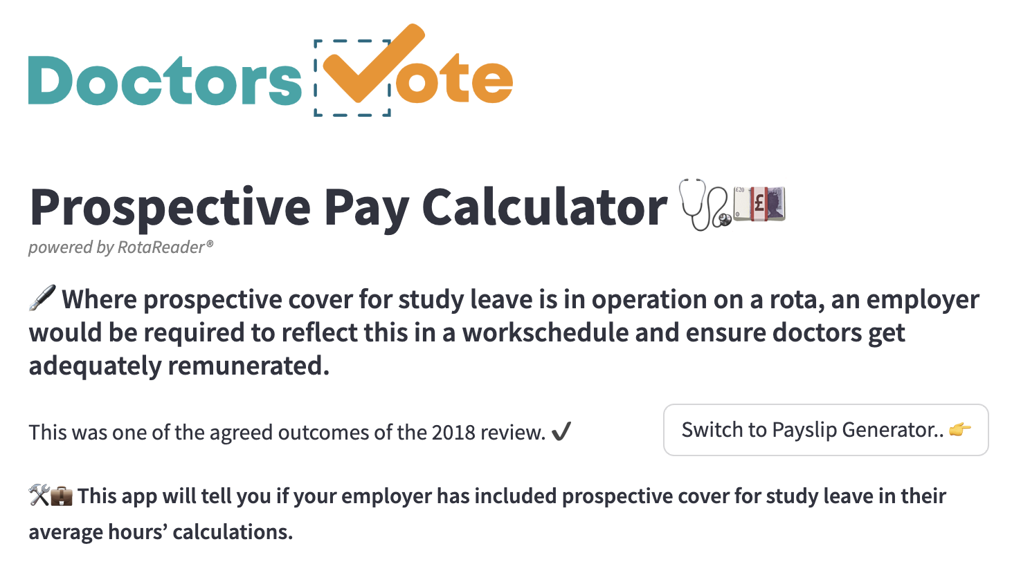 DV Pay Calculator